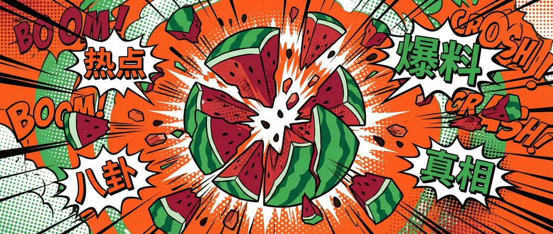 黑森林抖音 今日头瓜爆炸漫画横幅